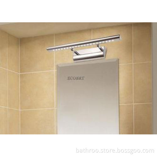 Chrome Bathroom Side illuminated bathroom mirrors lighting